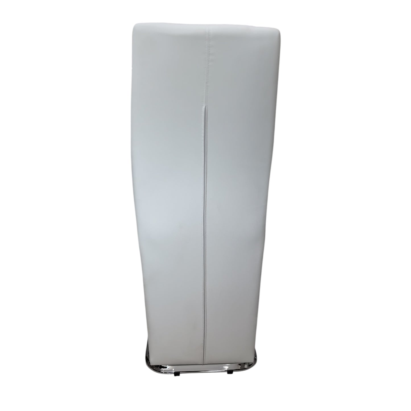 White glossy modern white 6 seater dining table with chairs DT372