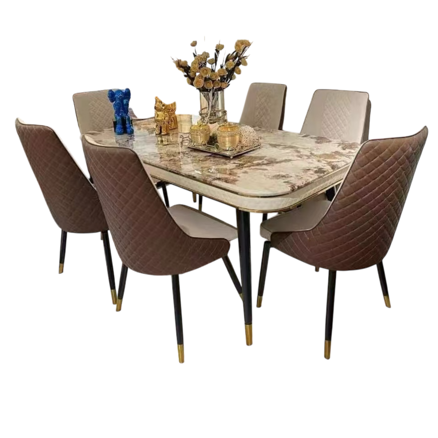 Comfort castle 6 seater dining table set DT373