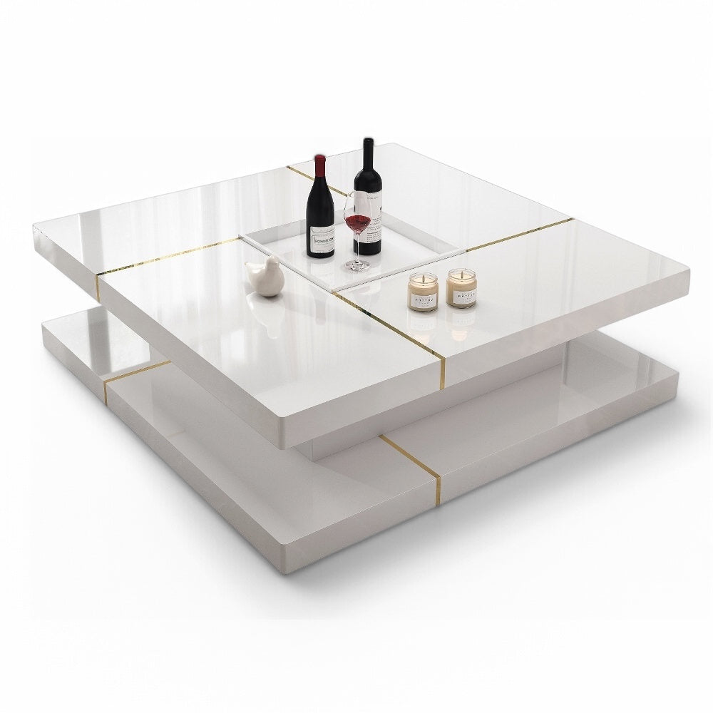 TP357 white coffee table