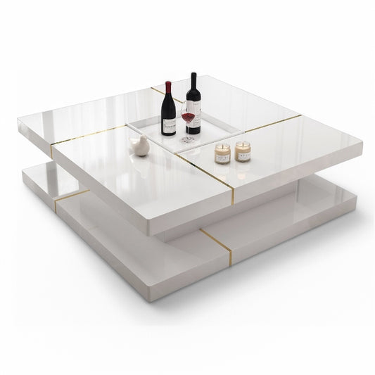 TP357 white coffee table