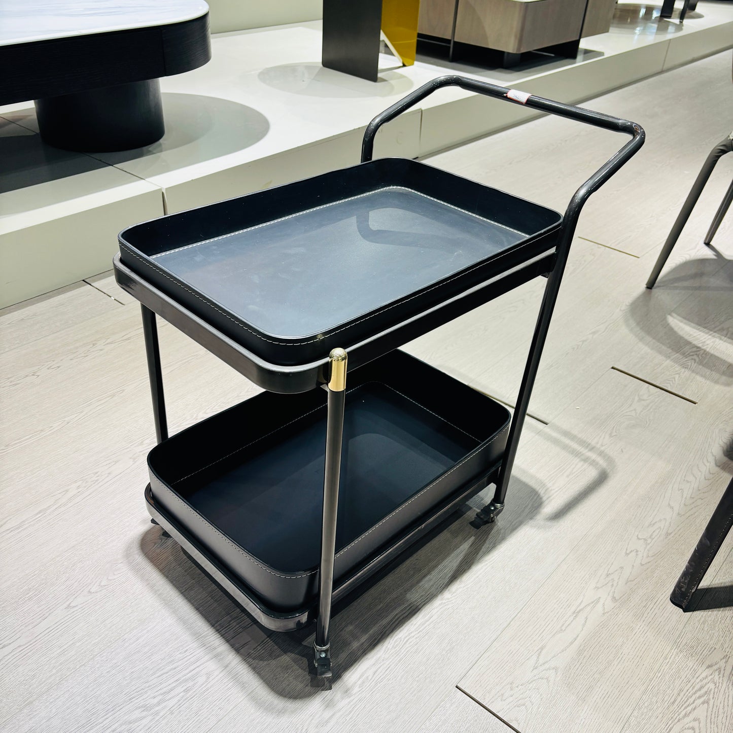 Leather trolly cart TP377