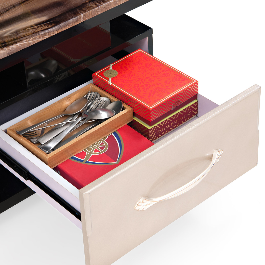 5 Sides Bristol marble top center table