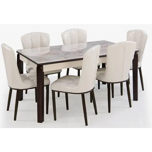 Chic chateau olive dining table with 6 chairs