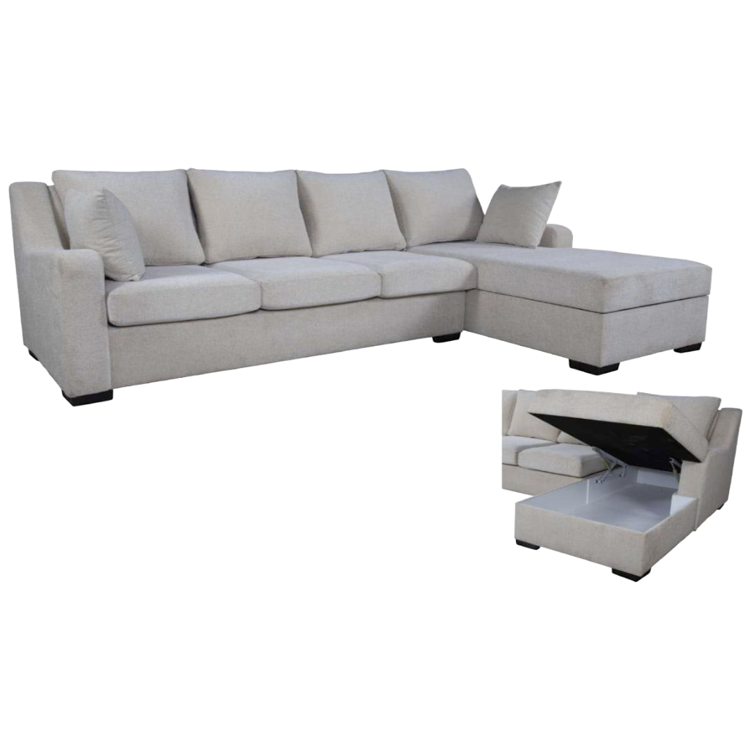 Chic chateau amos storage Cornor sofa set Lounger