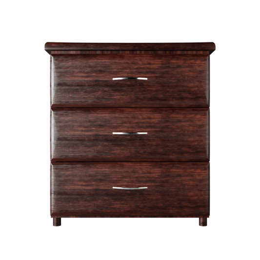 Stolid bedside table 3 drawer