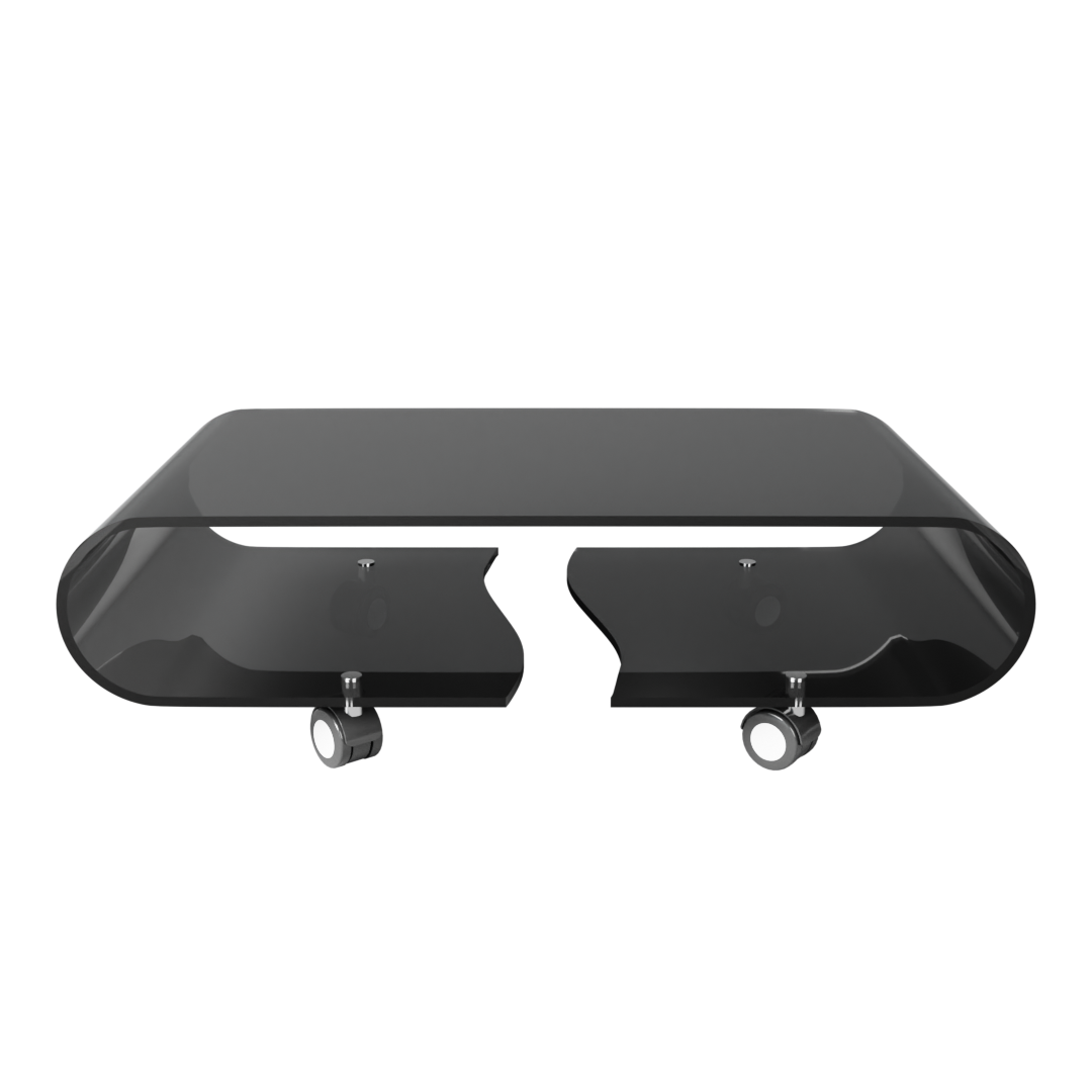 curved glass centre table CT1009