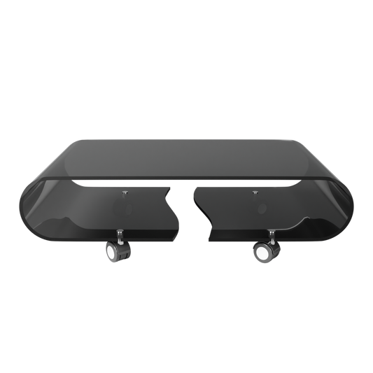 curved glass centre table CT1009