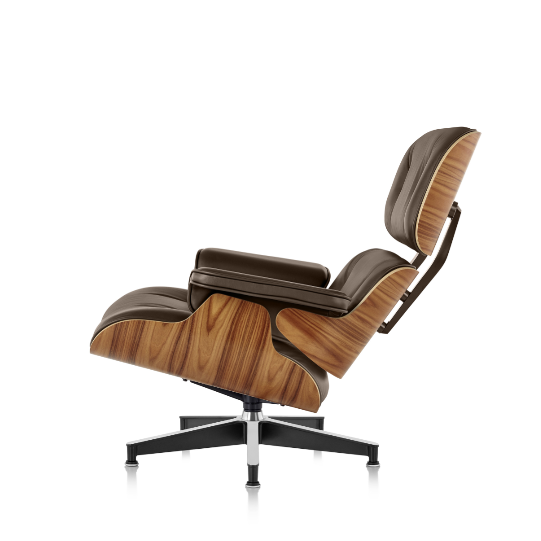 Eames lounge chair with ottoman