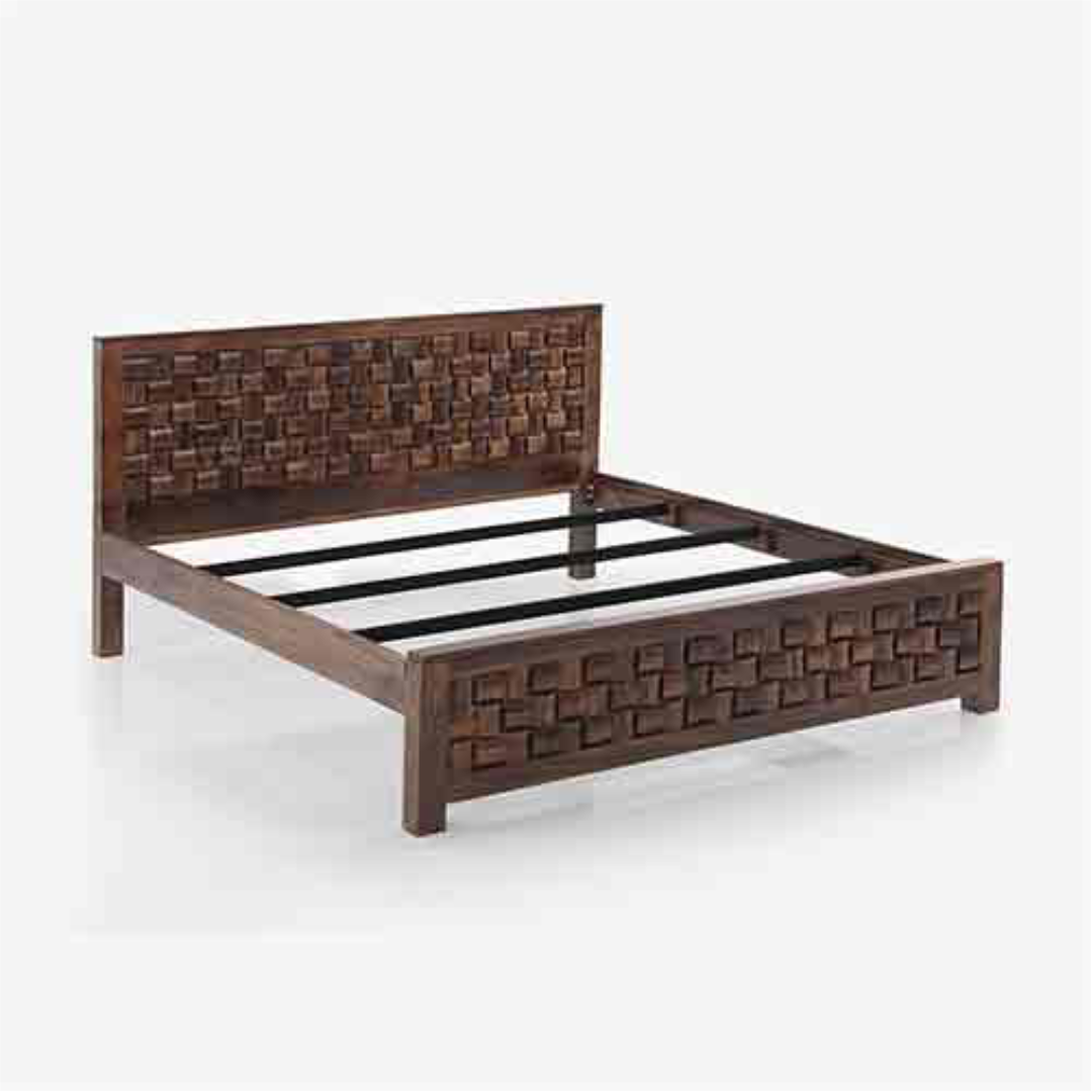 Vastukala brick wooden cot