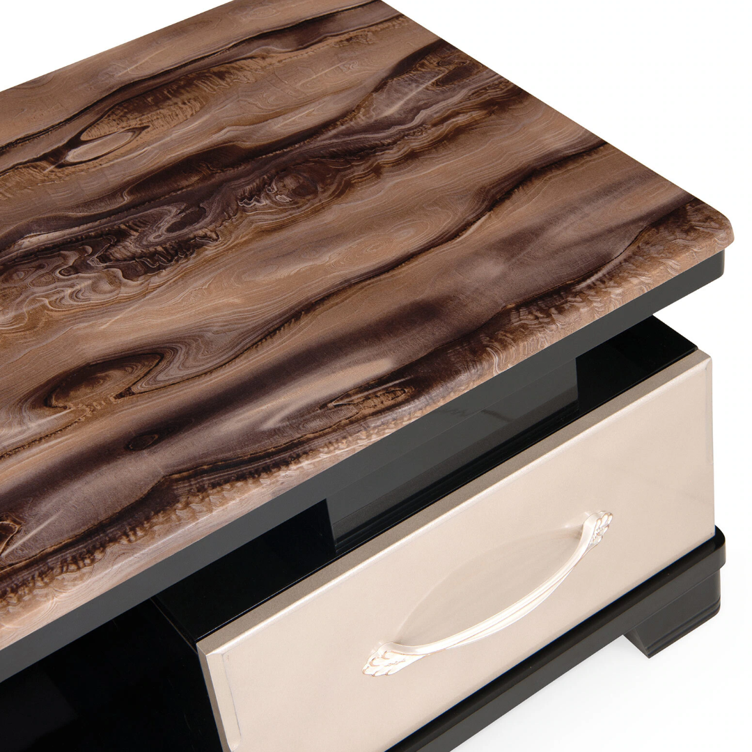 5 Sides Bristol marble top center table