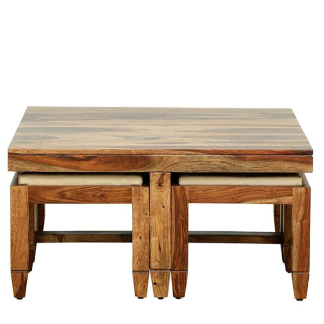 Vastukala Japa center table with stools