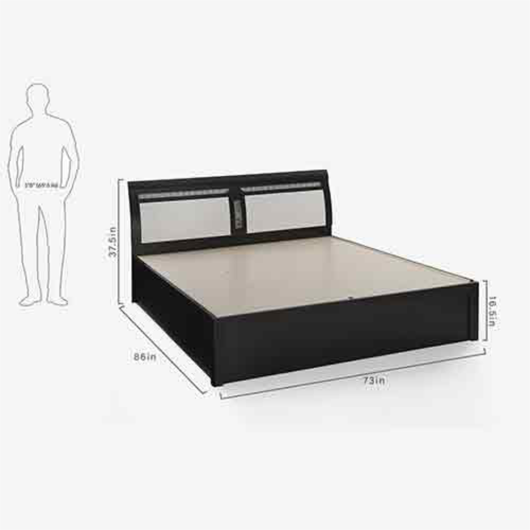Comfort castle 8806 storage cot with hydraulic lifting